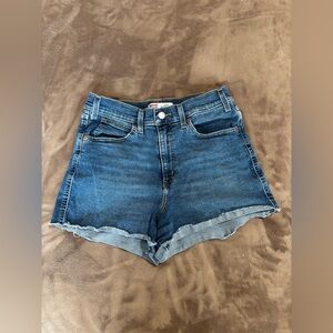 Levi Denim High-Waisted Shorts